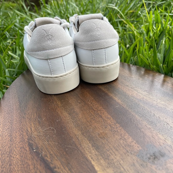 ALLSAINTS 'KLIP' LEATHER SNEAKERS women size 39 US 9 gently used - Picture 8 of 16